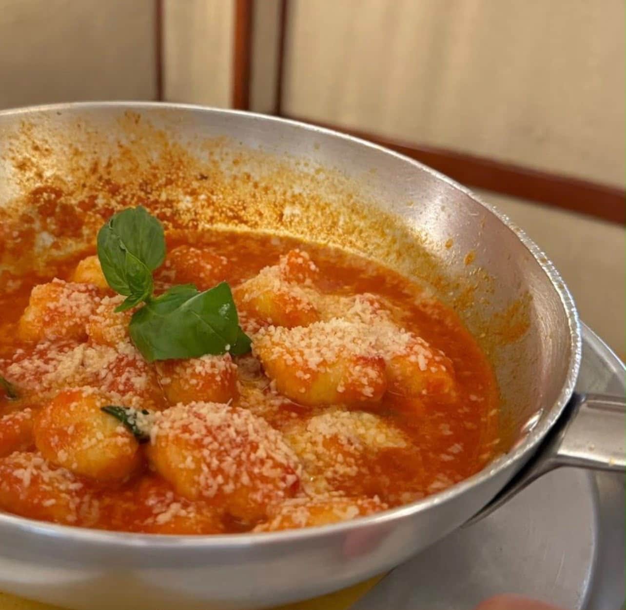 Handmade gnocchi with sauce of your choice