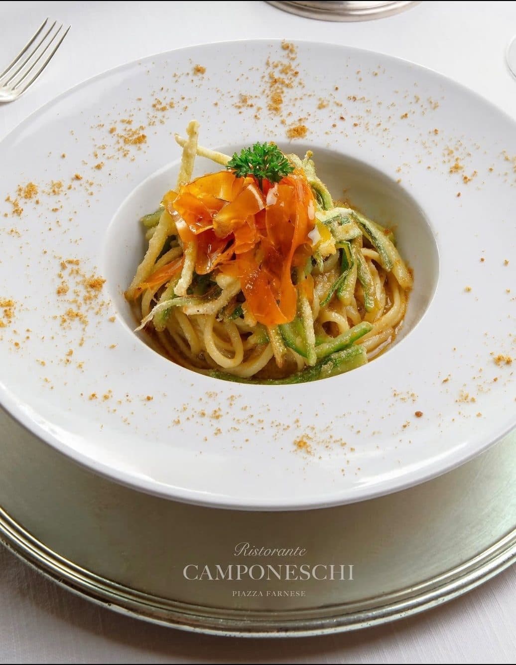 Bottarga di Muggine e zucchine, sapidità e dolcezza
