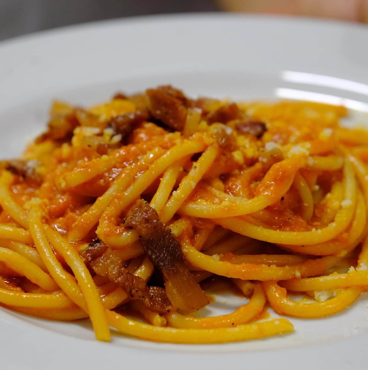 Amatriciana come una volta, senza inutili novità