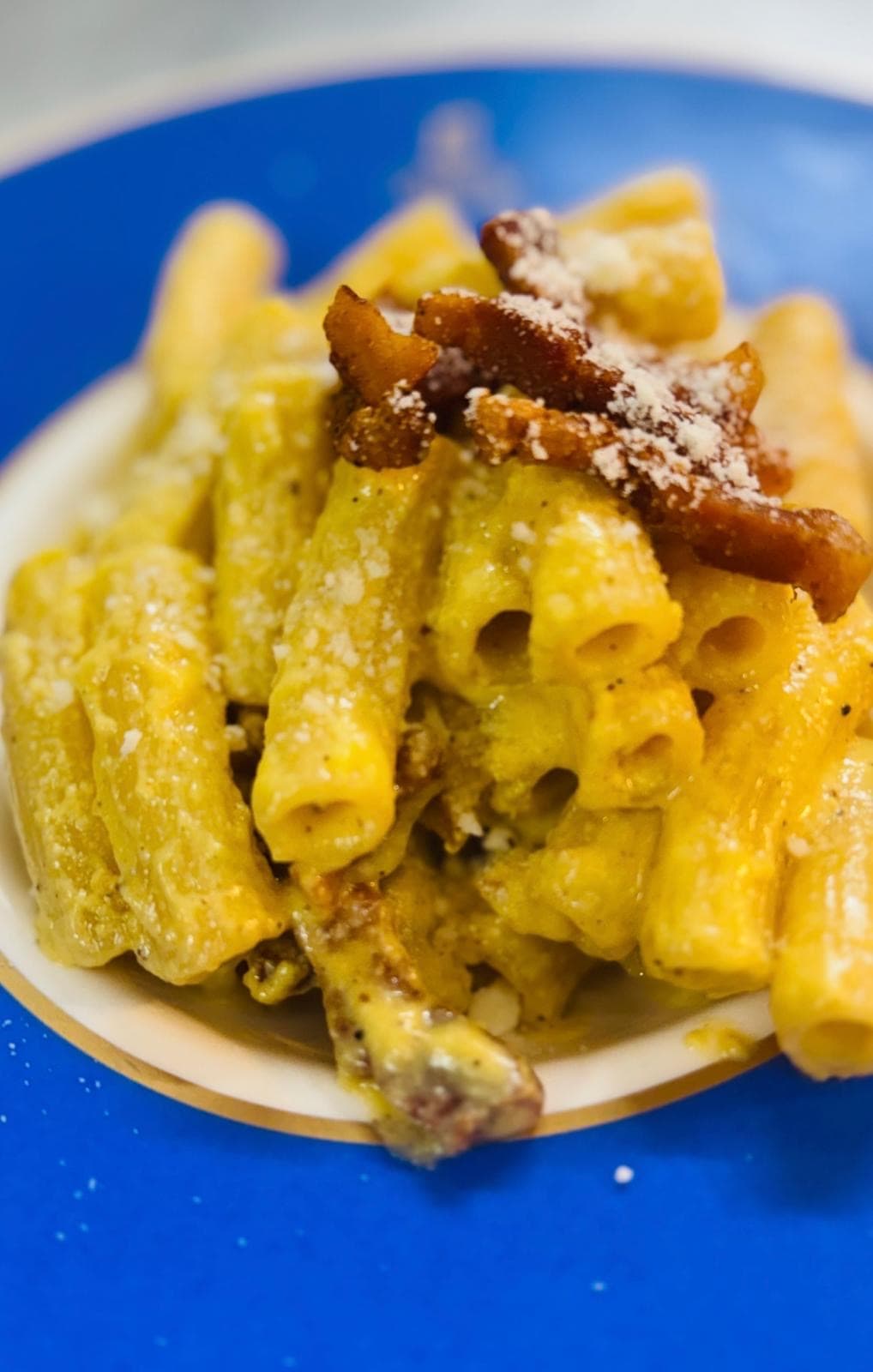 Carbonara con guanciale d'Ariccia e pecorino romano, la migliore di Roma